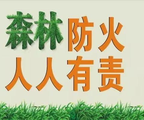 森林防火  共同护林            致家长的一封信