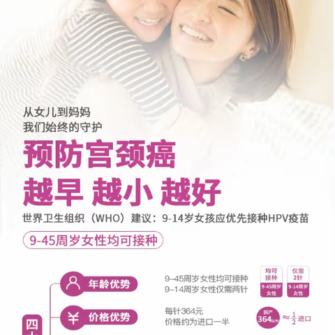 HPV疫苗二价、四价、九价如何选？