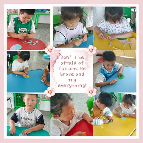 先锋办事处中心幼儿园大一班美工活动-------《滑稽小丑》