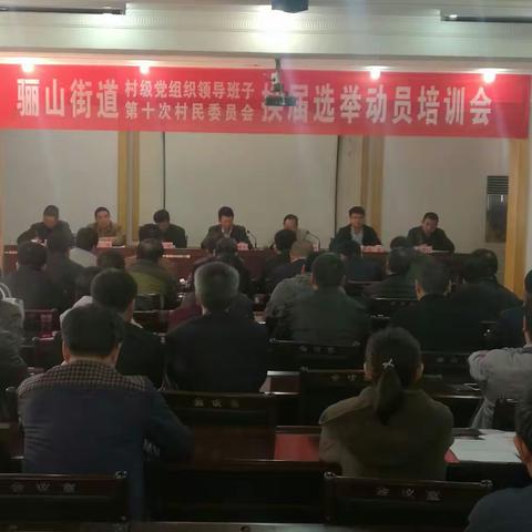 骊山街道召开农村“两委”换届选举动员培训会