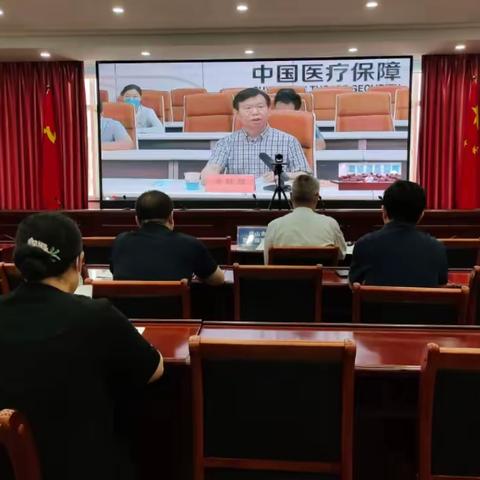 市医疗保障局组织参加打击欺诈骗保“回头看”和深入推进全面排查整治工作调度会视频会议