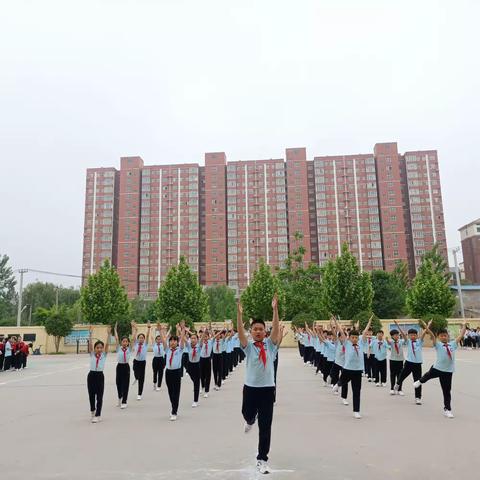 《我运动，我阳光》——柘城县第四实验小学学生广播体操比赛