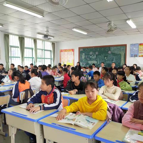 埔田镇第三片区联研教学活动——记新岭小学、长岭小学五年级英语同课异构公开课