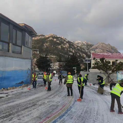 闻雪而动，区交通运输局清雪进行时