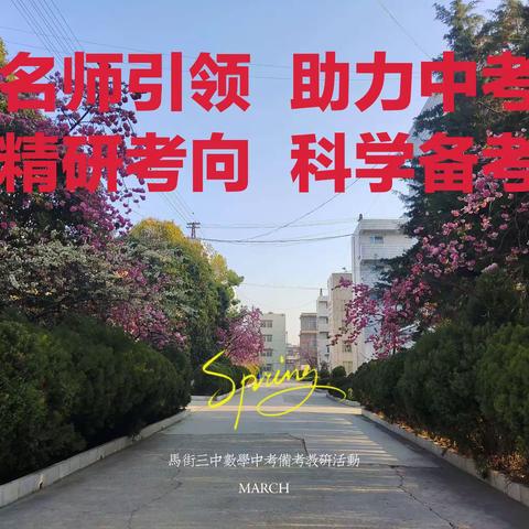 “名师引领，助力中考，精研考向，科学备考”——四校联合数学中考备考教研活动