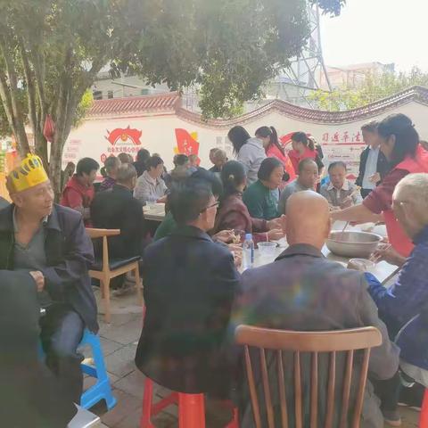 中江村新时代文明实践站开展重燃夕阳红敬老送祝福志愿活动