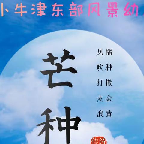 “风吹麦浪，芒种希望”-小牛津东部风景幼儿园大二班二十四节气之芒种系列活动