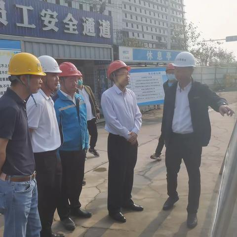 陈景进副市长调研督导我市建筑工地及混凝土搅拌站安全生产工作