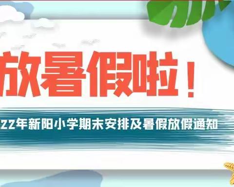 2022年新阳小学暑假致家长一封信