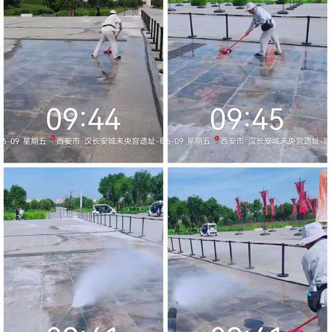 加强常态化保洁  提升园区细化作业