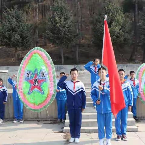 田师付镇中心学校组织开展“缅怀革命先烈，争当时代新人”主题清明节活动