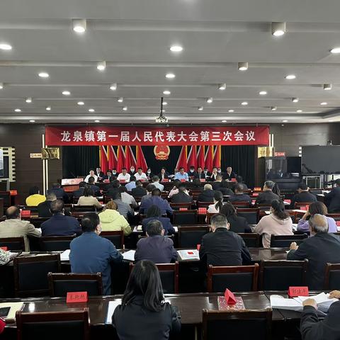 依法履职担使命 不忘初心续华章——龙泉镇第一届人民代表大会第三次会议胜利召开