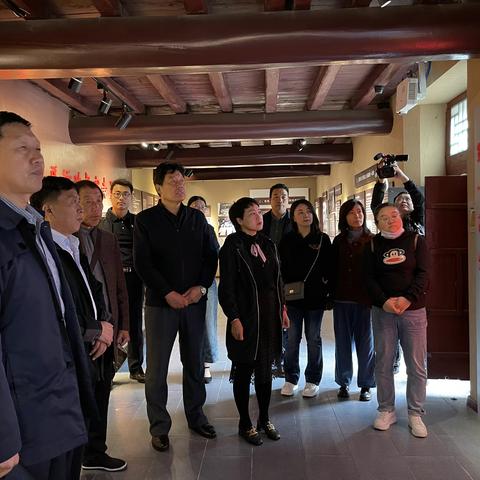 民革长治潞州区支部在抗日五专署参观学习