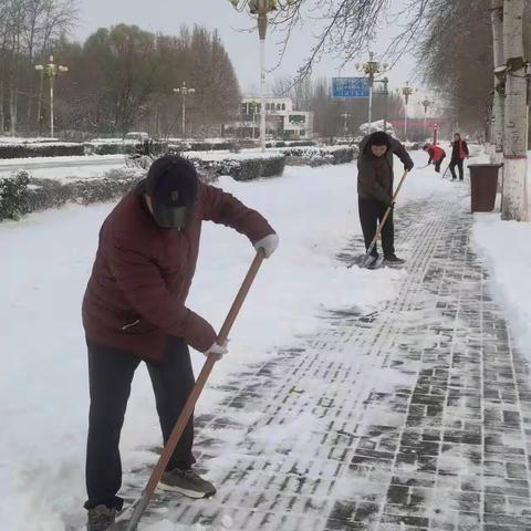 邱县总工会清雪除冰志原服务活动