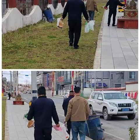 石渠县综合行政执法局以实际行动践行全域无垃圾