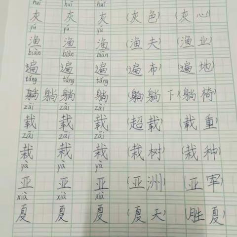 堂堂正正做人，端端正正写字。