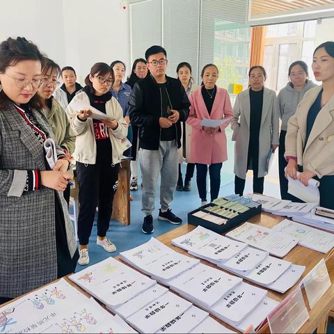 最美人间四月天，不负春光作业展——授田英才学园数学组作业展评活动