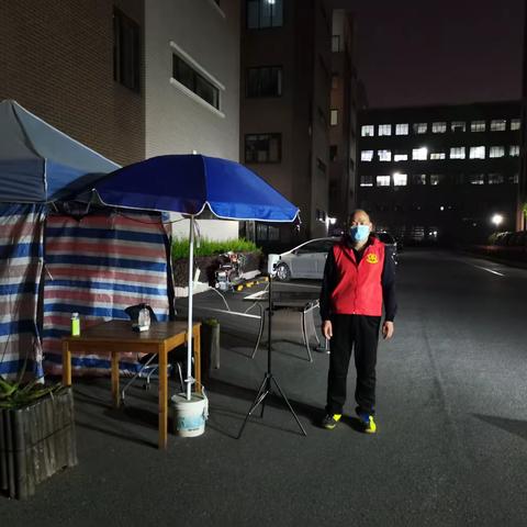 【幸福社区】开展疫情防控夜查