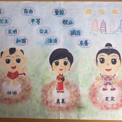 古城风韵，大美正定----解放街小学三年级漫画展