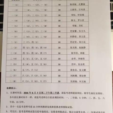 2016年海口市第二十六小学数学学艺竞赛