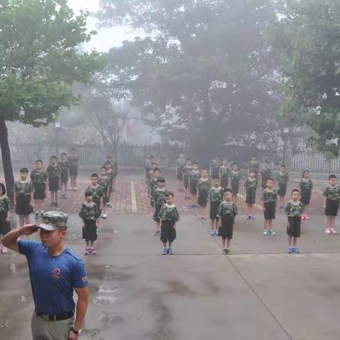 乐模机器人夏令营军训剪影