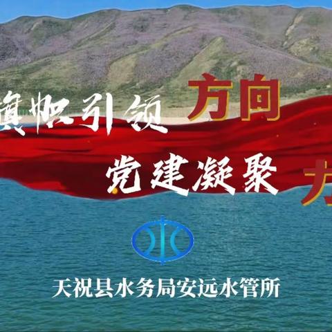 安远水管所党支部·旗帜引领方向，党建凝聚力量“迎七一”主题党日活动