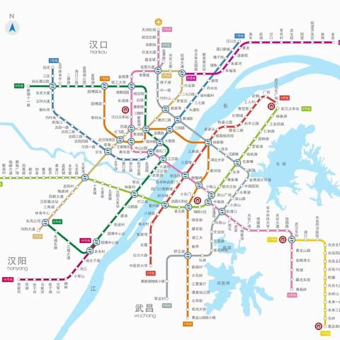 2022高清版武汉轨道交通线路图