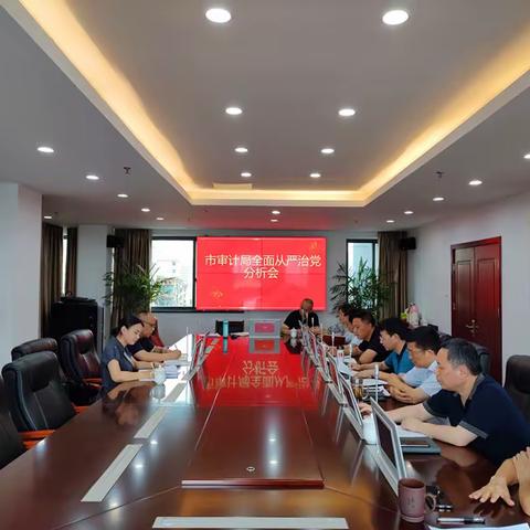 市审计局全面从严治党形势分析会召开