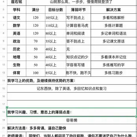 七年级五班    ———人生立标书