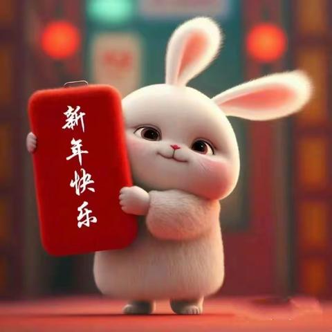 送瑞虎迎玉兔 寒假作业乐兔兔（丁煊腾）