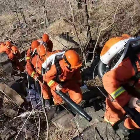 新春佳节我在岗位·守民平安我护航——武安市森林草原消防大队春节期间常态化开展防灭火巡查