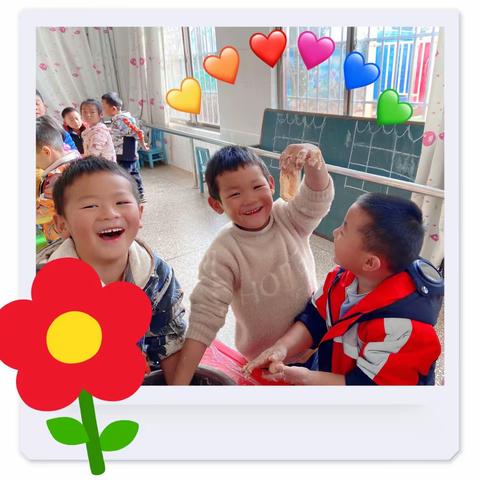 “馒心欢喜”——播乐乡中心幼儿园彩色馒头美食活动