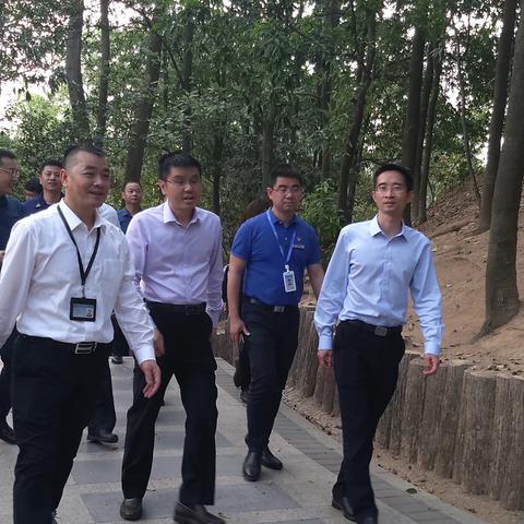 龙华区领导带队到阳台山森林公园开展节前森林防火检查工作