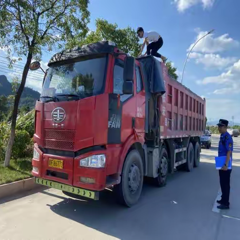 南城县城市管理局渣土运输办每周工作动态（第六期）