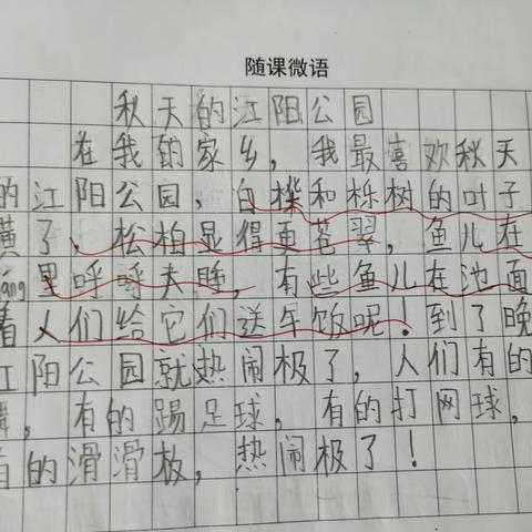 随课微语——点赞家乡