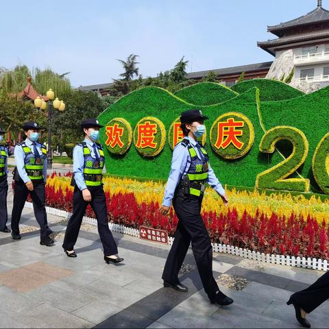 【鄠邑公安】祝福祖国，守护平安