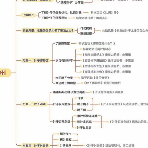 班本课程：大一班《oh！叶！》