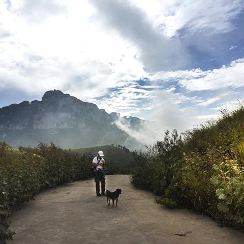 林县滑翔基地偶遇美景