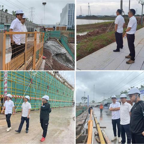 城建公司开强降雨天气防御工作专项检查