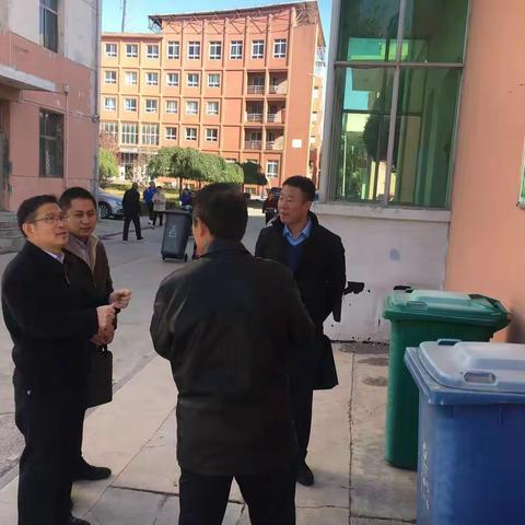 市生活垃圾分类督导组对长治学院师范分院垃圾分类工作进行督查指导