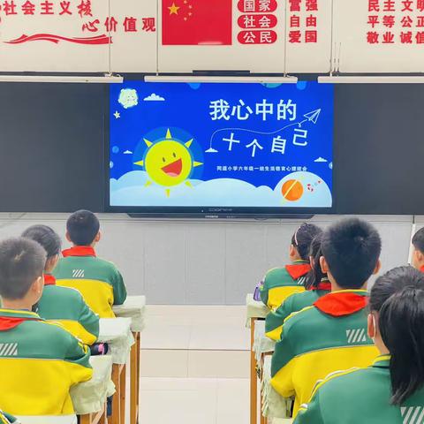 同道小学六年级生活德育主题班会之自我管理系列课程——心理游戏：我心中的十个自己