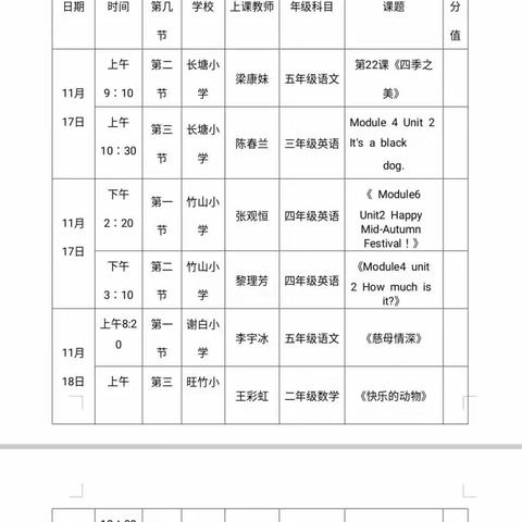 【以赛促学，以赛促优】——同庆镇长塘小学优质课评比展示活动