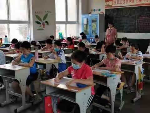 【乘风破浪，砥砺前行】曹镇学区2019—2020学年第二学期期末考试进行中