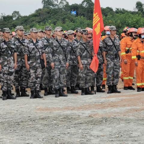【龙岗街道武装部】（11月1日至5日工作简报）沙场秋点兵——街道民兵参加深圳市森林火灾应急演练
