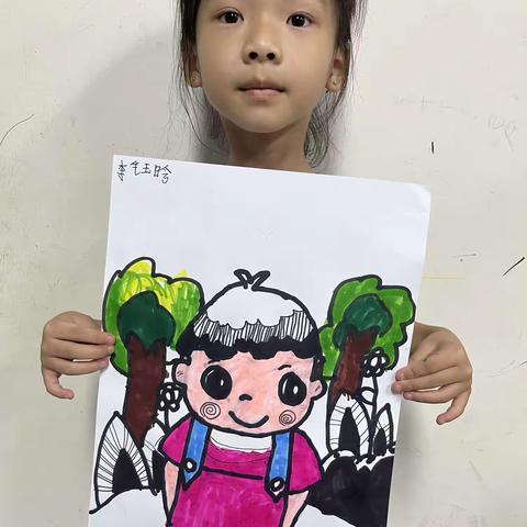 大班简笔画人物