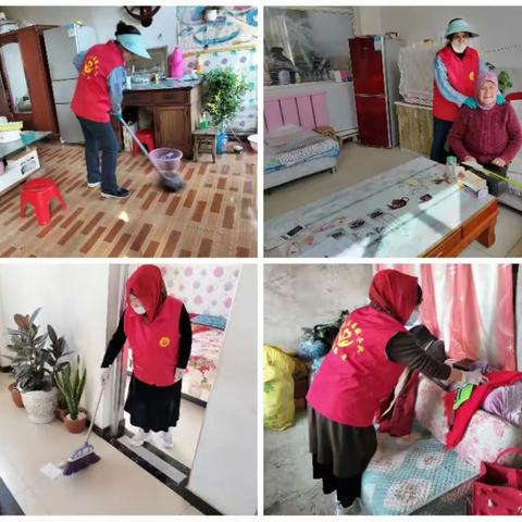 银川市民政局2022年社区公益创投项目老人互助 和谐一家亲项目四月份入户服务活动