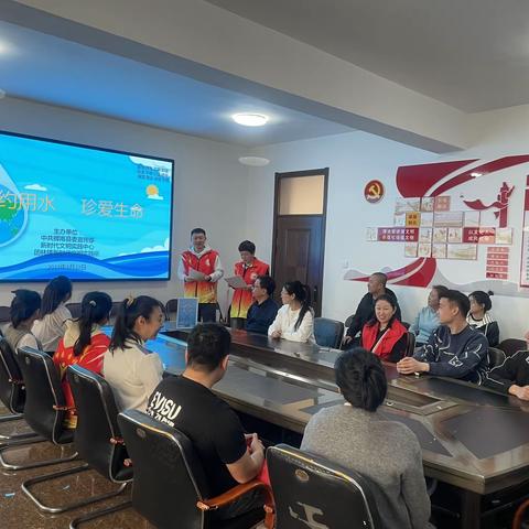 团林镇新时代文明实践所开展“节约用水 珍爱生命”宣传活动