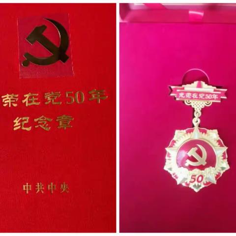 【元宝山街道荣信社区】为50年党龄的老党员送上“特别”纪念章