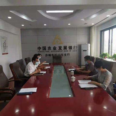 农发行赤峰市分行党委委员副行长张文应同志到松山区支行开展调研督导