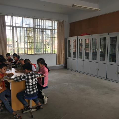 “书香溢满园”——北高东乡小学图书馆全面开放